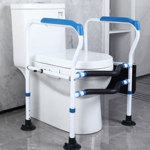 Tuvalet Güvenlik Korkuluğu Yaşlılar İçin Tuvalet Banyo Ayarlanabilir Çerçeve Küvet Çevirme Kolu Şeklinde Çubuk Kaymaz Destek Çubuğu Güvenlik Korkuluğu - Product Image 4