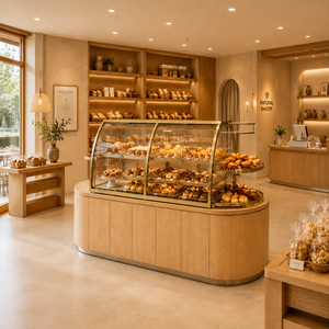 Vetrina Espositiva per Pasticceria <span class=keywords><strong>Ceres</strong></span> Premium, Ecologica e Durevole, per Allestimenti Negozi al Dettaglio e Diffusione di Catene di Negozi - Product Image 4