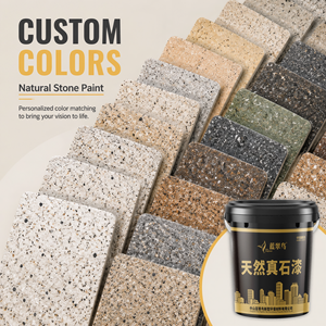 <span class=keywords><strong>Peinture</strong></span> à texture pierre naturelle au toucher lisse avec finition velours pour la décoration murale d'accentuation de <span class=keywords><strong>chambre</strong></span> à coucher - Product Image 6