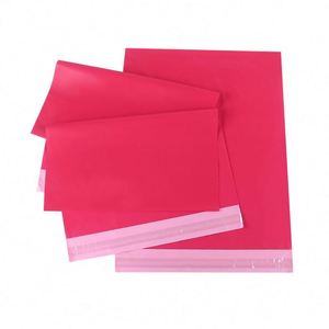 Bolsa de Correo Ecológica 100% Biodegradable, Bolsa de Envío Resistente con Logotipo Personalizado, Bolsa de Correo Roja con Adhesivo Fuerte - Product Image 3