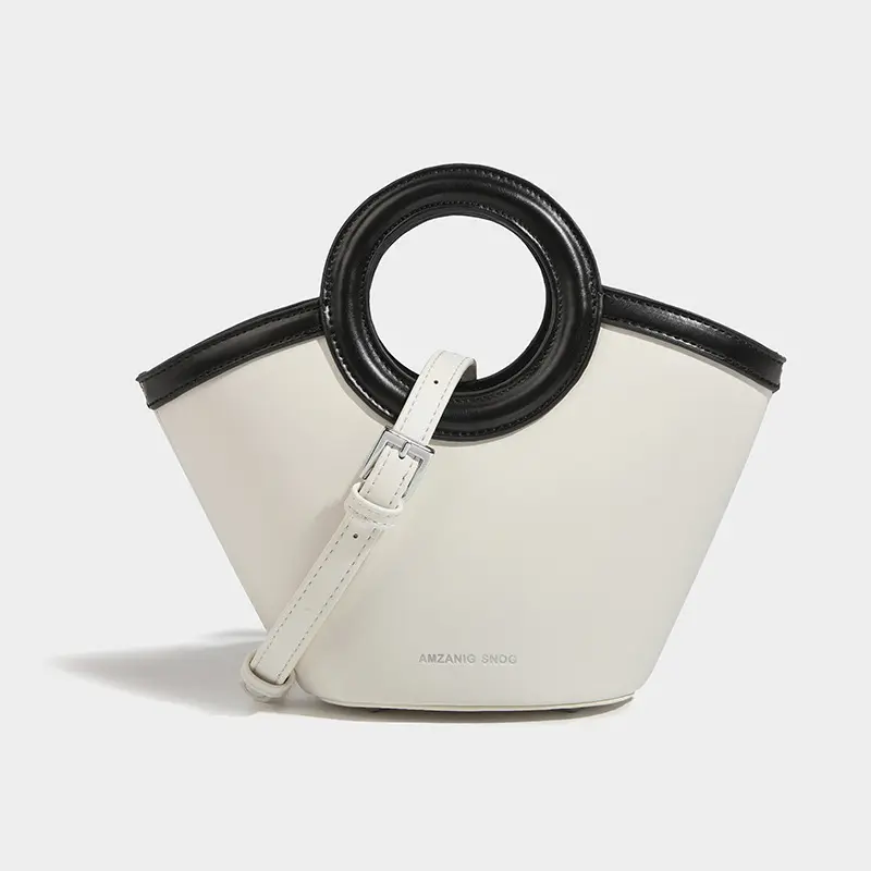LAIMI 2023 best-selling bucket bag fashion designer shoulder women pu handbag ladies hand bags