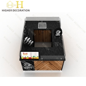 Độc đáo đặc biệt Trà kiosk nước thanh di động nước trái cây quầy bar cửa hàng thiết kế nội thất - Product Image 5