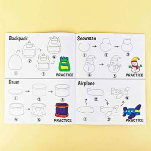 Cadeaux mignons et kawaii sur le thème de la nourriture, matériel de dessin étape par étape, comment dessiner n'importe quoi pour les enfants - Product Image 4