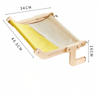 Repose-venteuse pour chat, hamac suspendu pour chat, étagère pour chat sur le rebord de la fenêtre, pour que les animaux domestiques puissent bronzer sur la fenêtre et le balcon