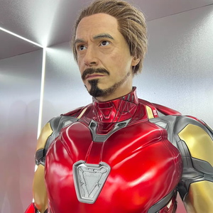 Statua in Resina di Fibra di Vetro da Collezione <span class=keywords><strong>Marvel</strong></span> Avengers, Iron Man Mark 85 a Grandezza Naturale 1/1 con Guanto dell'Infinito e Decorazione LED - Product Image 6