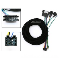 Meihua Marco y Arnés de 9 Pulgadas para Mercedes Benz Clase S W220 2006, Pantalla Táctil para el Tablero con Cableado de 16 Pines