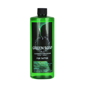 Solución Limpiadora Concentrada de Jabón Verde para Tatuajes, Lavado con Algas Verdes para Suministros Profesionales de Tatuajes - Product Image 3