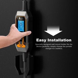 Cargador Portátil para Vehículos Eléctricos Feyree Tipo 2, 32A, 7kW, con Soporte de Pared, Control por Aplicación WIFI, Temporizador Inteligente, EVSE Wallbox para Hogar y Exteriores - Product Image 4