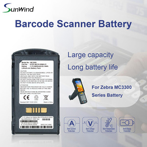 Batterie de remplacement 3.7V 6800mah pour Scanner de codes-barres Zebra MC33 MC330 MC3300 BT-000338/BT-000375 - Product Image 3