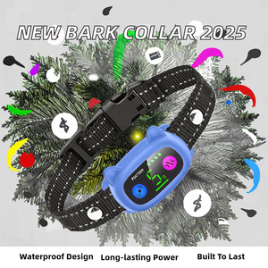 Collier de dressage pour chien rechargeable, étanche IP67, avec vibration, en plastique, pour chiens de petite et moyenne taille, modèle 2025 - Product Image 5