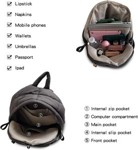 Mochila informal de moda para mujer, mochila impermeable para ordenador portátil para estudiantes de secundaria, niños y niñas, mochila al por mayor para niña - Product Image 4