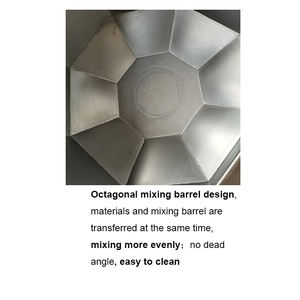 Machine de mélangeur d'assaisonnement de casse-croûte de noix de cajou d'arachide frite d'équipement d'arôme de bloc octogonal - Product Image 4