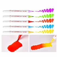 Stylo pinceau naturel STA, 91 couleurs, encre permanente rechargeable pour le dessin sur papier, la peinture, l'aquarelle, les marqueurs artistiques