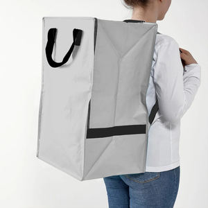 Sac à dos en PP tissé robuste, imperméable, pliable, durable, multi-usages, grande capacité, pour déménagement - Product Image 5