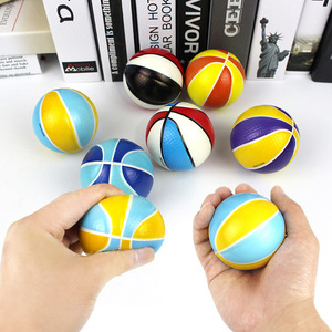 ลูกบอลบีบคลายเครียด Jincan Plastic PU ของเล่นนุ่มๆ ลูกบอลกระโดด ลูกบอลพินบอล สำหรับเด็กอายุ 14 ปีขึ้นไป และสำหรับทุกเพศทุกวัย ขนาดเท่าลูกบาสเก็ตบอล - Product Image 1