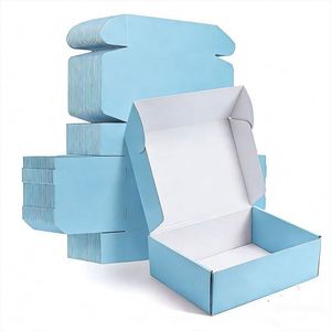 Custom Color Printed Corrugated Aircraft Box | Eco-Friendly <b>Folding</b> Shipping Mailer for Gift Packaging - Product Image 1