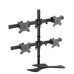 <span class=keywords><strong>Bras</strong></span> articulé Full Motion 4 LCD OLED, support multi-écrans de bureau en acier, avec <span class=keywords><strong>bras</strong></span> avec quadruple moniteur, pour écrans de 15 à 24 <span class=keywords><strong>pouces</strong></span> - Product Image 1