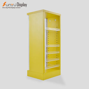 Espositore da pavimento in acrilico personalizzato professionale in <span class=keywords><strong>legno</strong></span> <span class=keywords><strong>e</strong></span> <span class=keywords><strong>Plexiglass</strong></span> combinazione vetrinetta - Product Image 3