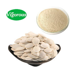 Proteína en polvo de semilla de calabaza Cucurbita Pepo 60% de grado alimenticio suministro de fábrica de alta calidad a granel muestras gratis - Product Image 2