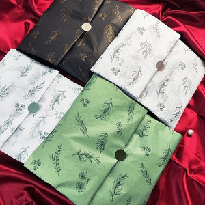 High Quality Evershine Virgin Biodegradable Uncoated Floral <b>Pattern</b> Tissue <b>Paper</b> Custom Holiday Gift Wrapping (Sheet/Roll) Craft - Product Image 2