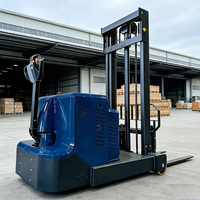 Gerbeur électrique de 1500 kg à manipulation sécurisée avec entrée de fourche de 40 mm, conforme aux normes CE