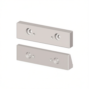 Mandril liso para tornillo de banco modular, 100 mm de longitud, pieza de repuesto de acero mecanizado de precisión - Product Image 2