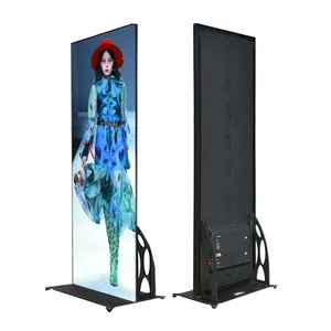 Supplier mirror led screen P2.5 HD VIDEO LED floor standing advertising POSTER display for shopping mall