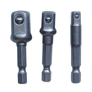 Outil de tournevis pneumatique à douille 8 pièces avec adaptateur électrique, tige 1/2, 3/8, 1/4 tête hexagonale et carrée - Tournevis électrique - Product Image 3