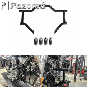 Repose-pieds de moto pour autoroute, barre anti-chute à 2 marches, cage de protection du moteur pour Harley Touring Road King Street Glide Electra Glide <span class=keywords><strong>CVO</strong></span> <span class=keywords><strong>2009</strong></span>+ - Product Image 5