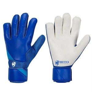 Gants de gardien de but professionnels personnalisés de dernière génération, paume avant en latex allemand de 4 mm, dos en silicone imprimé, coupe négative - Product Image 1
