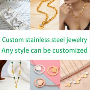 Collier pendentif tennis cœur rouge en acier inoxydable hypoallergénique, personnalisé, sans décoloration, pour femmes, de la marque Jewlery Factory - Product Image 6