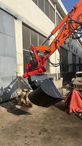 Weixiang China Tiltrotator T19 per escavatori da 14 a 19t proporzionali con pinza Claws Bucket S60 Tilt Rotators tiltrotator