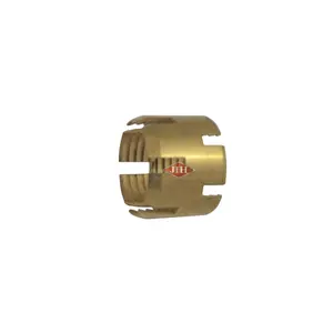 Sleeve Ferrule SAE/DOT Rubber Air Brake Brass Fittings for Rubber Hose ID 3/8" 1/2" Rubber Hose Ends Fitting Sleeve