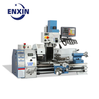 Mini tour Jy290vf petit banc tour à métaux broche onduleur moteur à courant alternatif 1.1KW haute précision passe-temps ménage banc tour à métaux