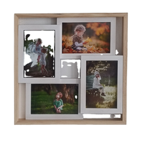 Cadre photo commémoratif en bois écologique pour bébé, découpé au laser, à fixation murale, idéal pour les nouveau-nés – Vente directe usine