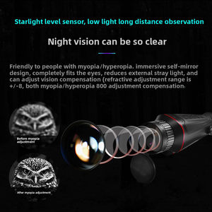 Monocular de <span class=keywords><strong>Visión</strong></span> Nocturna Térmica NCL NV4000 4K con Lente de 25 mm, Sensor CMOS, Pantalla de 1.4 Pulgadas, Zoom 8X, Visor Óptico para Ballesta - Product Image 6