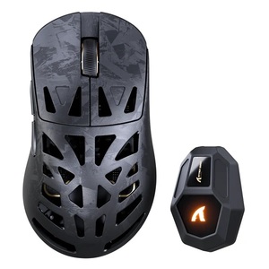 <span class=keywords><strong>Souris</strong></span> de jeu sans fil ATTACK SHARK RS6 ULTRA en fibre de carbone, 3 modes, 63g, capteur PAW3955MAX, système de batterie double magnétique 290mAh - Prévente - Product Image 2