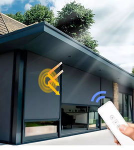 Stores roulants coupe-vent extérieur en aluminium Zip Screen pare-soleil volets lavables stores extérieurs personnalisés - Product Image 6