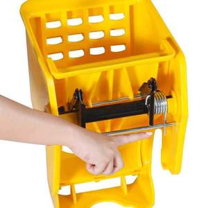 Seau essoreur pour serpillière, tête d'essorage, chariot à pression d'eau, essoreur, tête de chariot de nettoyage, panier de déshydratation et de récupération d'eau, serpillière - Product Image 2