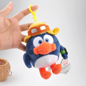 15-20cm Cartoon Happy Ball Pin Code Stuffed Plush <strong>Toy</strong> Smesharik Babyriki <strong>GoGo</strong> Small Pendant - Product Image 3