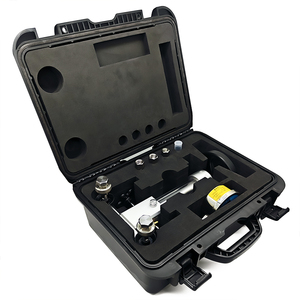 مضخة معايرة الضغط الهيدروليكية من الفولاذ المقاوم للصدأ 0-70Mpa مجموعة تعمل يدويًا مضخة معايرة الضغط لقياس الضغط - Product Image 5