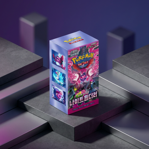 กล่องบูสเตอร์ Scarlet Violet Night Wanderer ของแท้จากเกาหลี ซีลปิดสนิท การ์ดสะสมอนิเมะ TCG หายาก โฮโล แพ็คบูสเตอร์ขายส่ง - Product Image 2