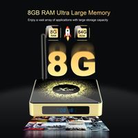 Original usine Amlogic S928X Android 11 8K Android Tv Box BT5.2 double bande Wifi 6 USB 3.0 haut de gamme tv box X96 X10