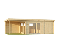 Bureau de jardin Abri en bois préfabriqué Cabane de jardin en bois Chalet en bois en kit