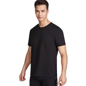 Toptan özel baskı erkek düzenli sağlıklı tişört beyaz pamuk Polyester örme süblimasyon boş tişörtleri spor kullanımı için - Product Image 2