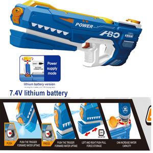 Impermeabile automatico di assorbimento dell'acqua elettrica pistola ad acqua, pistola ad acqua manuale e automatica a 2 modalità, pistola ad acqua continua da 6-7 metri - Product Image 3