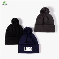 Cappello Beanie da Viaggio con Stampa Digitale Invernale, Motivo Cartoon, Logo Personalizzato, 100% Acrilico, Caldo e Lavorato a Maglia