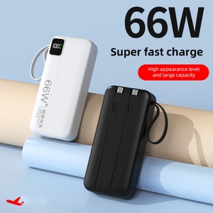 Nuevo Diseño PD20W Banco de Energía Portátil de Gran Capacidad 10000mah 30000mah con Cables Integrados para Teléfono - Product Image 2