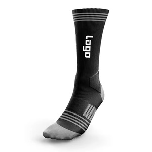Custom Cushioned Anti-Slip Mid Calf Soccer Football Basketball <b>Socks</b> Running Sports for Spring Season Sweat Features - Product Image 1