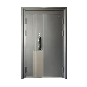 ZOYIMA Security Doors Smart Lock Exterior Steel Steel Door Home Security Door